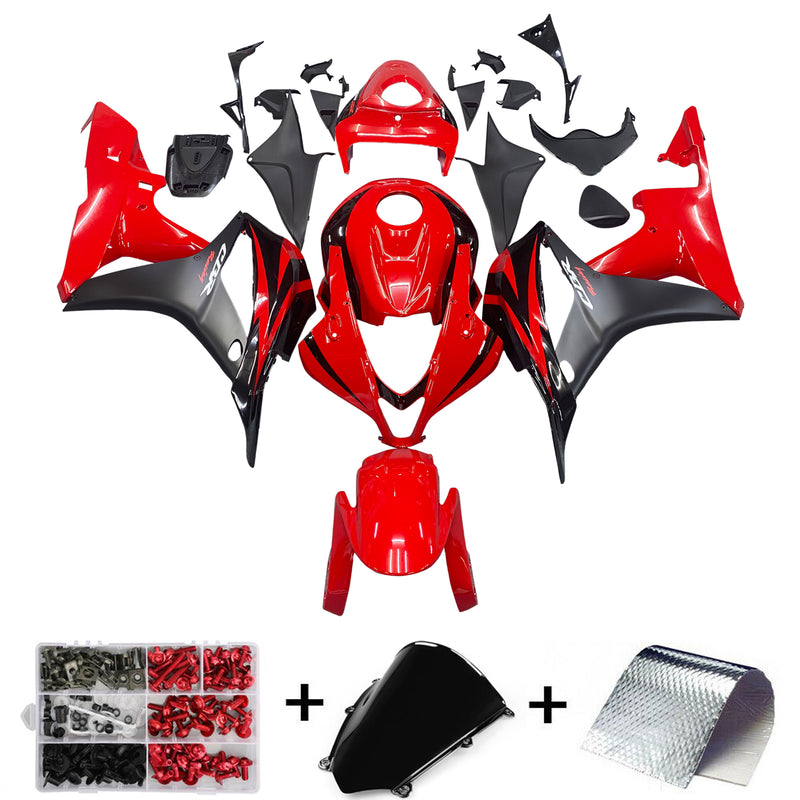 Verkleidungsset Karosserie ABS passend für Honda CBR600RR 2007 2008 Red Generic