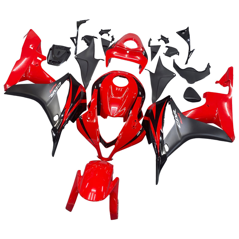 Kåpa set kropp ABS lämplig för Honda CBR600RR 2007 2008 Red Generic