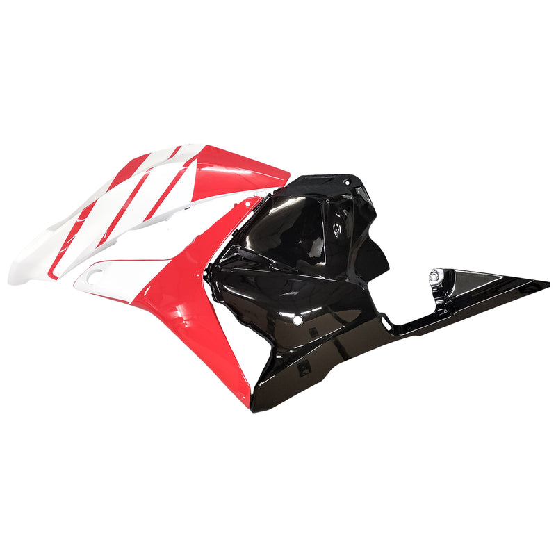 ABS-Spritzguss-Karosserie-Vollverkleidungsset für Honda CBR600RR 2009–2012, Rot, Weiß, generisch