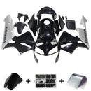 Carenagens 2003-2004 Honda CBR 600 RR Preto e Prata Honda Racing Genérico