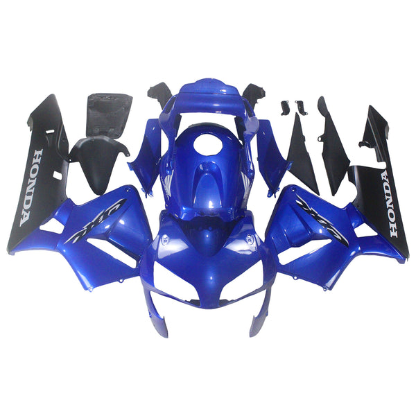 Carenados 2003-2004 Honda CBR 600 RR azul y negro CBR genérico