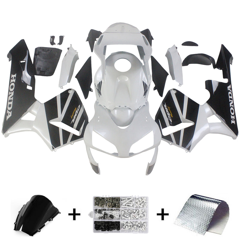 Fairings 2003-2004 Honda CBR 600 RR White & Black Honda Racing Generic