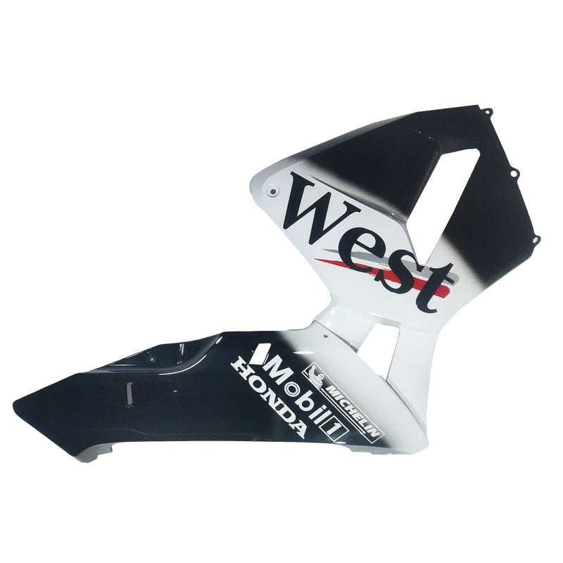 Fairings 2003-2004 Honda CBR 600 RR Black West Racing Generic