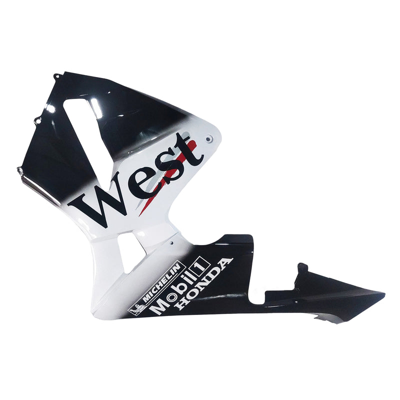 Fairings 2003-2004 Honda CBR 600 RR Black West Racing Generic