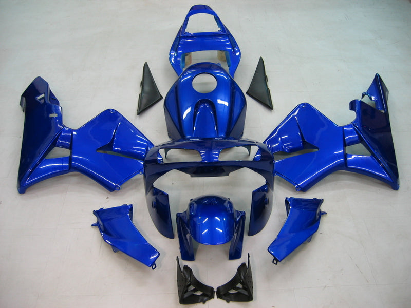 For CBR600RR 2003-2004 Body Panel Blue ABS Sprøytestøpt plastsett Generisk