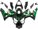 Kåber 2003-2004 Honda CBR 600 RR Sort &amp; Green Flame Racing Generisk