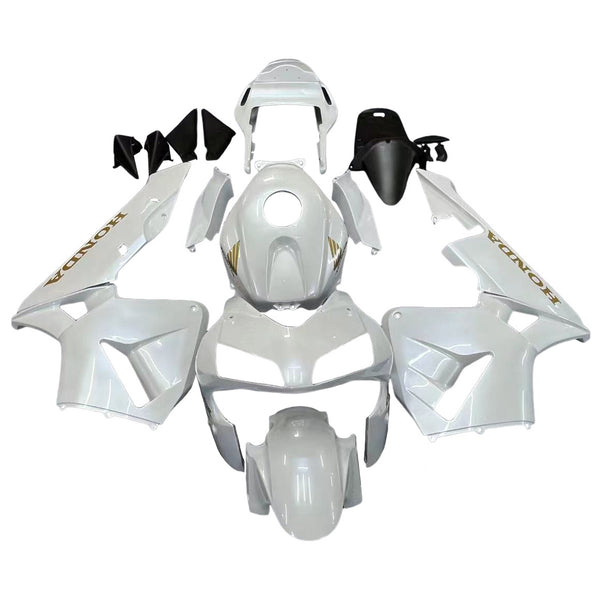 Para CBR600RR 2003-2004 Carenagem Corporal Branco ABS Moldado por Injeção Kit de Plástico Genérico