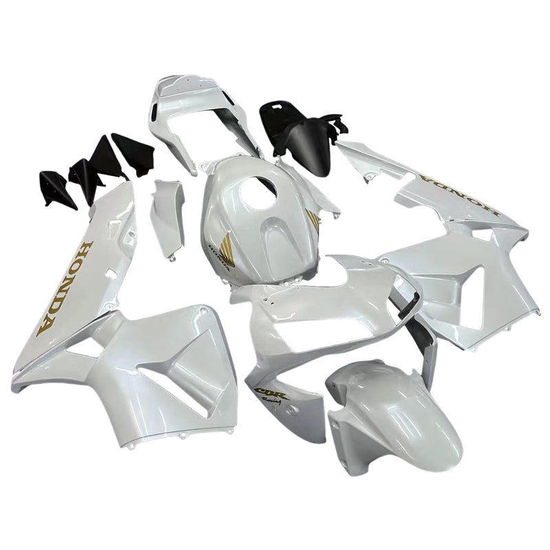 Fairings 2003-2004 Honda CBR 600 RR Metallic Hvit Honda Racing Generisk