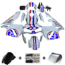 For CBR600RR 2003-2004 Body Panel White ABS Sprøytestøpt plastsett Generisk