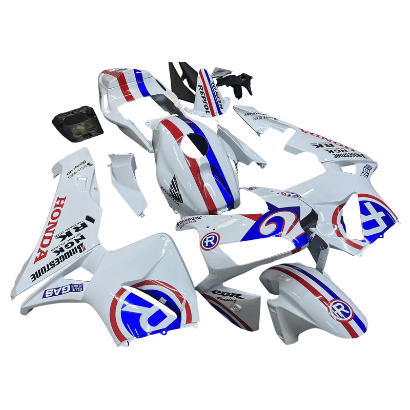 Carenagens 2003-2004 Honda CBR 600 RR No. 2 Branco Repsol Racing Genérico