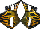 Carenados 2003-2004 Honda CBR 600 RR Negro &amp; Llama dorada genérica