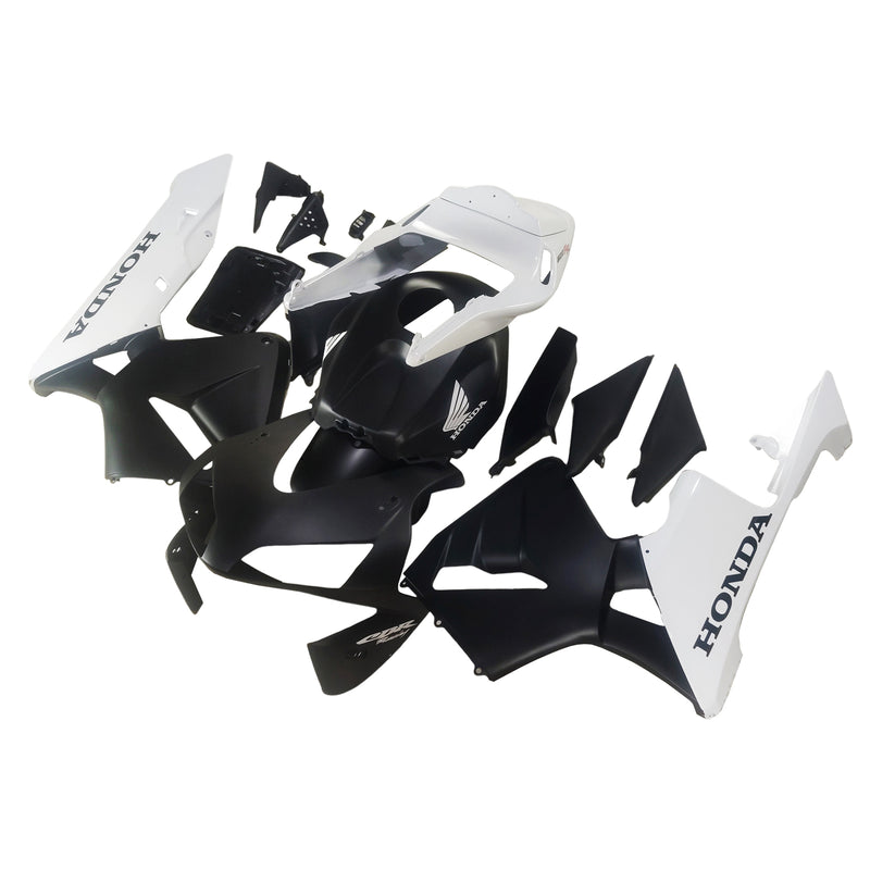 Fairings 2003-2004 Honda CBR 600 RR matt svart og hvit CBR Generisk