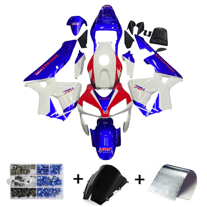 Kotelot 2003-2004 Honda CBR 600 RR Punainen Valkoinen Sininen HRC Racing Generic