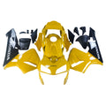 Para CBR600RR 2003-2004 Carenagem Corporal Amarelo ABS Kit Plástico Moldado por Injeção Genérico