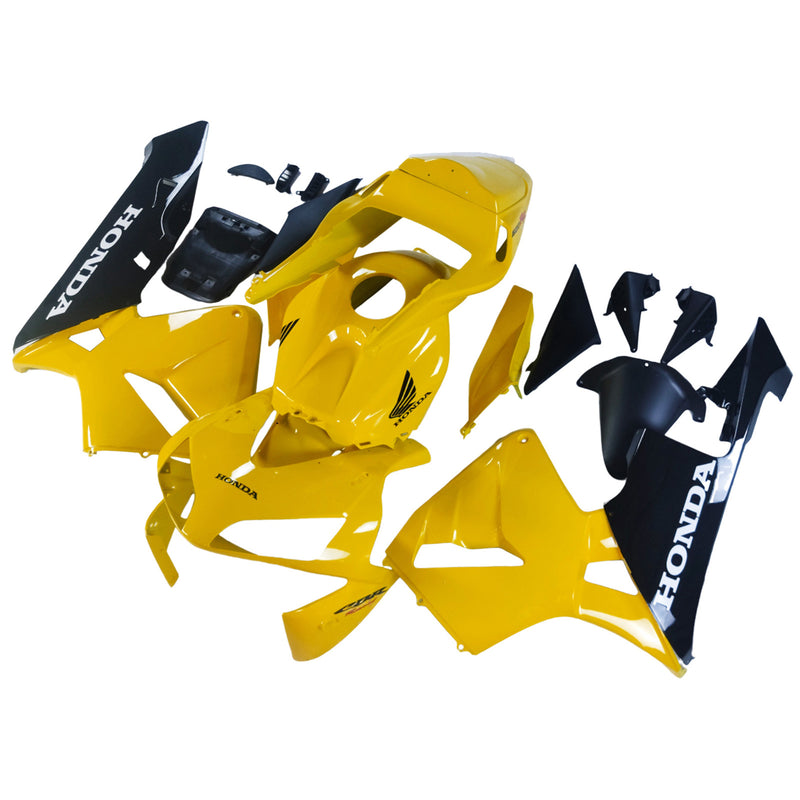 Fairings 2003-2004 Honda CBR 600 RR Yellow & Black Honda Generic