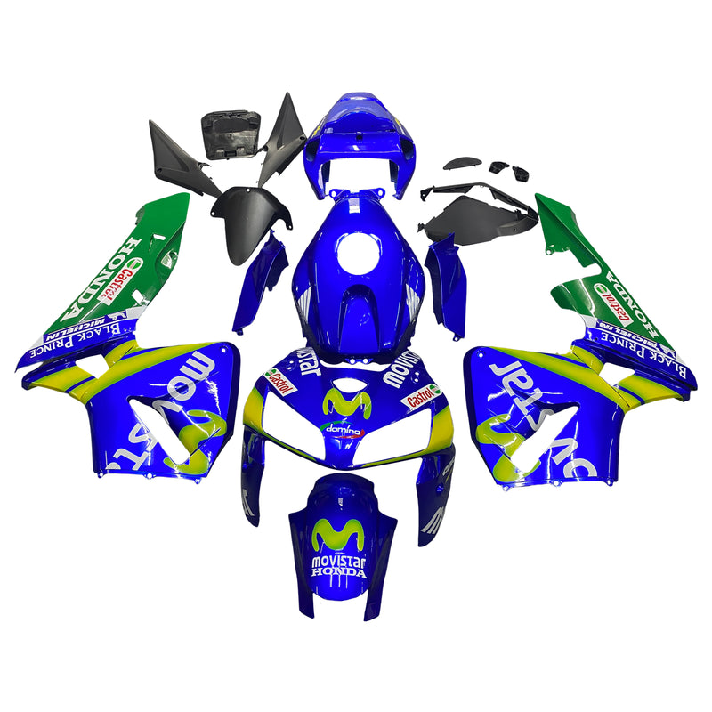 Mallille CBR600RR 2005-2006 Runkopaneeli Sininen ABS Ruiskuvalettu muovisarja Generic