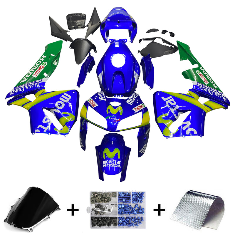 Kotelot 2005-2006 Honda CBR 600 RR Sininen & Vihreä Movistar Racing Generic