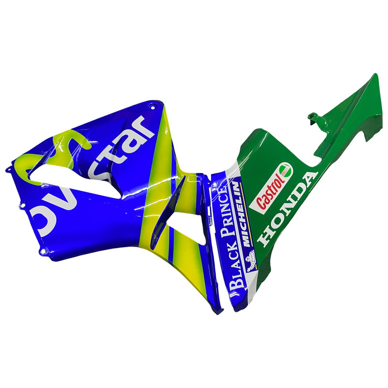 Fairings 2005-2006 Honda CBR 600 RR Blå og Grønn Movistar Racing Generisk