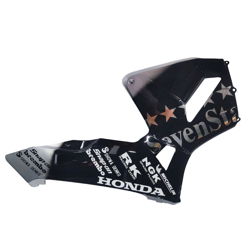 Carenados 2005-2006 Honda CBR 600 RR Negro y Plata SevenStars Racing Generic