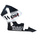 Fairings 2005-2006 Honda CBR 600 RR Black West Racing Generic