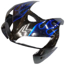 Kåper 2005-2006 Honda CBR 600 RR Svart &amp; Blue Flame Racing Generisk