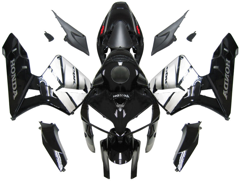 Dla CBR600RR 2005-2006 Panel nadwozia Czarny zestaw z tworzywa sztucznego formowanego wtryskowo ABS Generic