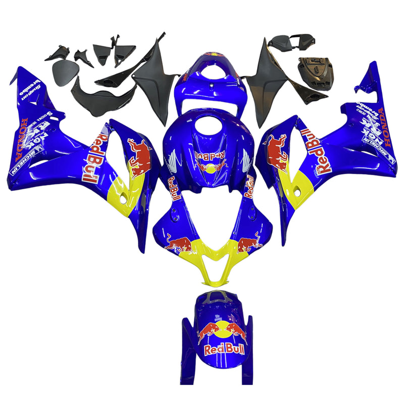 For CBR600RR 2007-2008 Body Panel Blue ABS Sprøytestøpt plastsett Generisk