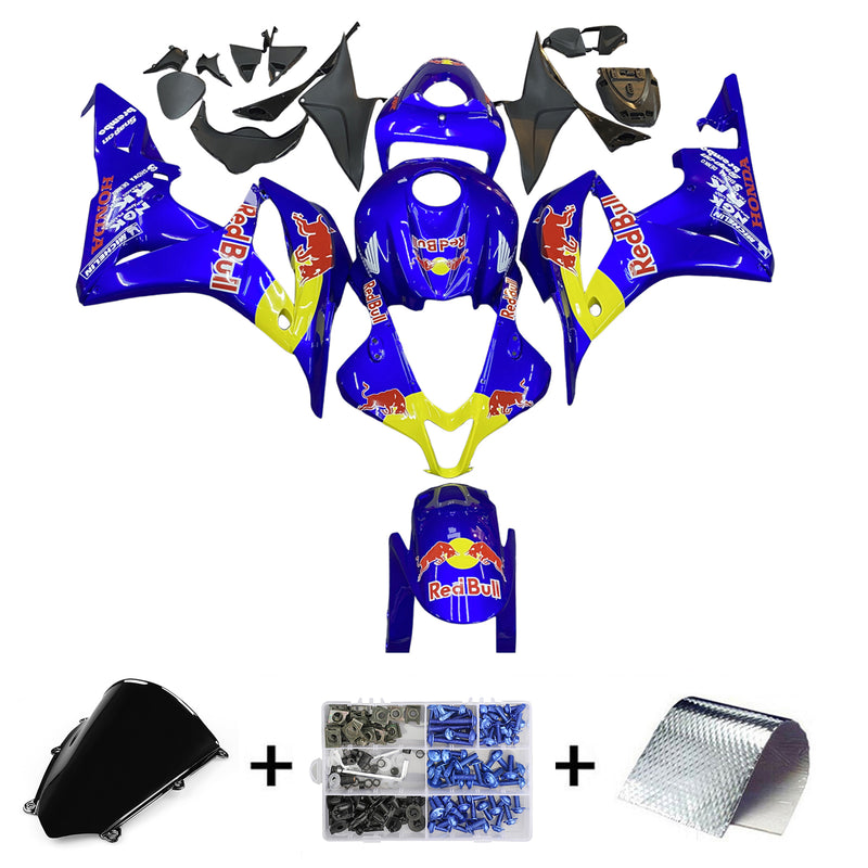 Kotelot 2007-2008 Honda CBR 600 RR Blue Red Bull Generic