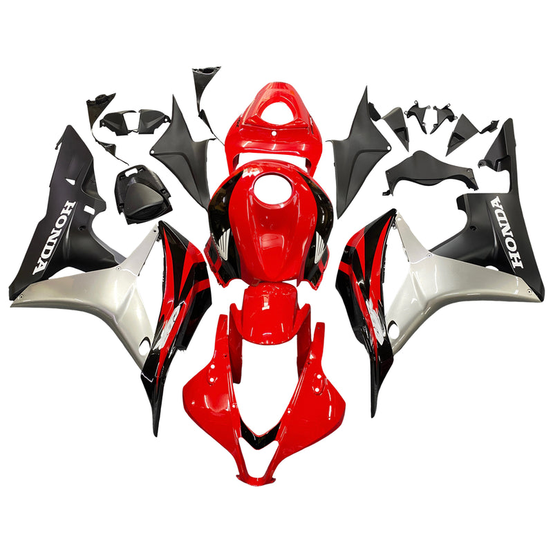 Para CBR600RR 2007-2008 carenado de cuerpo rojo ABS Kit de plástico moldeado por inyección genérico