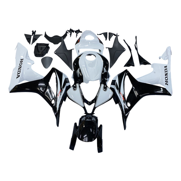 Carenados 2007-2008 Honda CBR 600 RR Negro y Blanco CBR Racing Generic