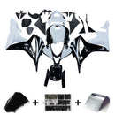 Verkleidungen 2007-2008 Honda CBR 600 RR Schwarz &amp; Weiß CBR Racing Generic