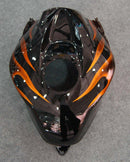 Verkleidungen 2007-2008 Honda CBR 600 RR Black &amp; Orange Flame Racing Generic