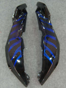 Verkleidungen 2007-2008 Honda CBR 600 RR Black &amp; Blue Flame Racing Generic