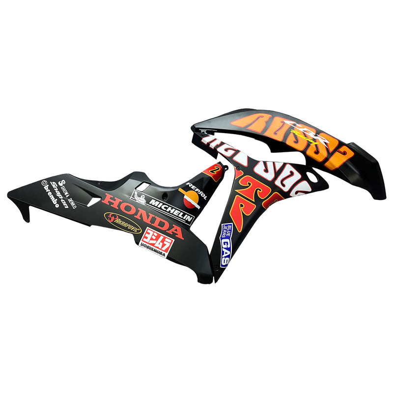 Fairings 2007-2008 Honda CBR 600 RR Svart Valentino Rossi Racing Generisk