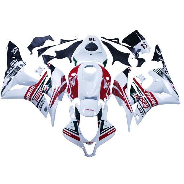 Amotopart Honda CBR600RR 2007-2008 F5 Juego de carenado Cuerpo Plástico ABS