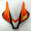 Owiewki 2009-2012 Honda CBR 600 RR żółte &amp; Czarny Valentino Rossi Moto Generic