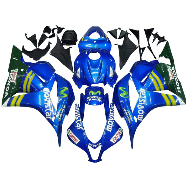 Kotelot 2009-2012 Honda CBR 600 RR Sininen & Vihreä Movistar Racing Generic