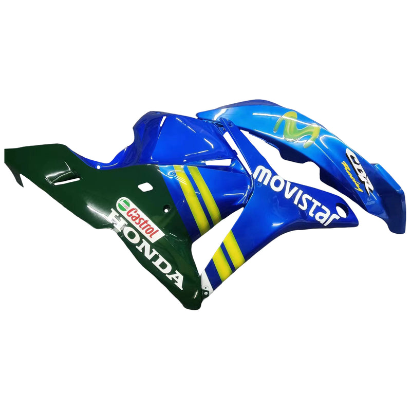 Fairings 2009-2012 Honda CBR 600 RR Blå og Grønn Movistar Racing Generisk