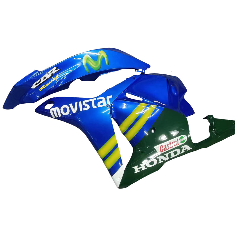 Carenados 2009-2012 Honda CBR 600 RR Azul y Verde Movistar Racing Generic