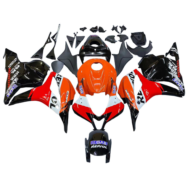 Carenados 2009-2012 Honda CBR 600 RR Negro y Naranja Repsol Racing Generic