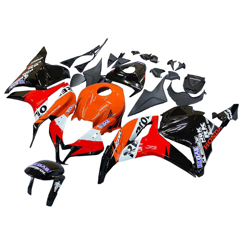 Fairings 2009-2012 Honda CBR 600 RR Sort & Orange Repsol Racing Generisk