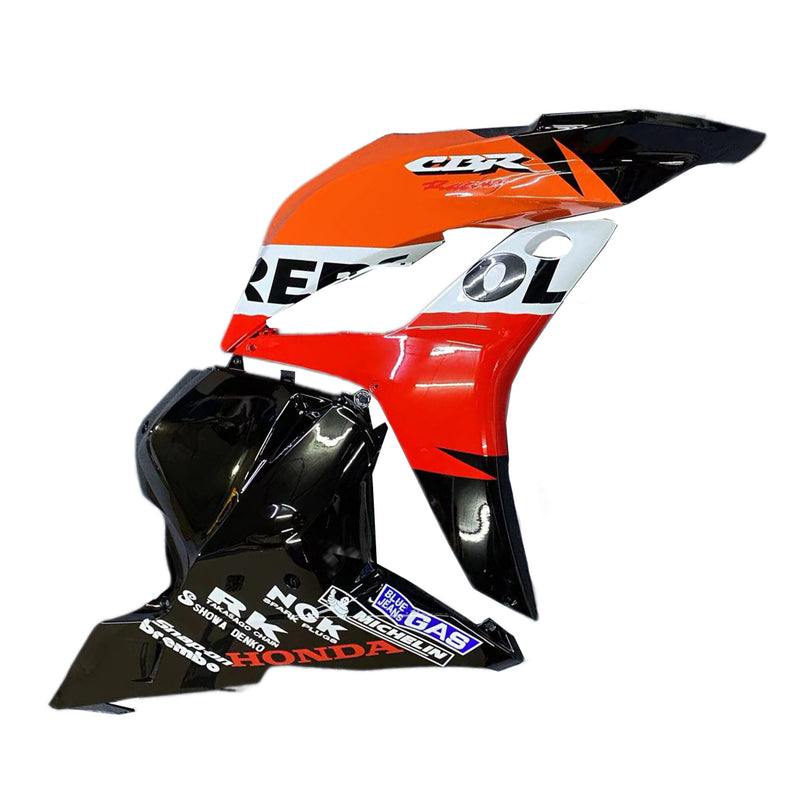 Fairings 2009-2012 Honda CBR 600 RR Sort & Orange Repsol Racing Generisk