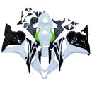 Carenados blancos para Honda CBR 600 RR 2009-2012 &amp; Hannspree Racing genérico negro