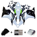 Carenados blancos para Honda CBR 600 RR 2009-2012 &amp; Hannspree Racing genérico negro
