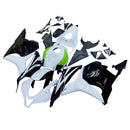 Carenados blancos para Honda CBR 600 RR 2009-2012 &amp; Hannspree Racing genérico negro