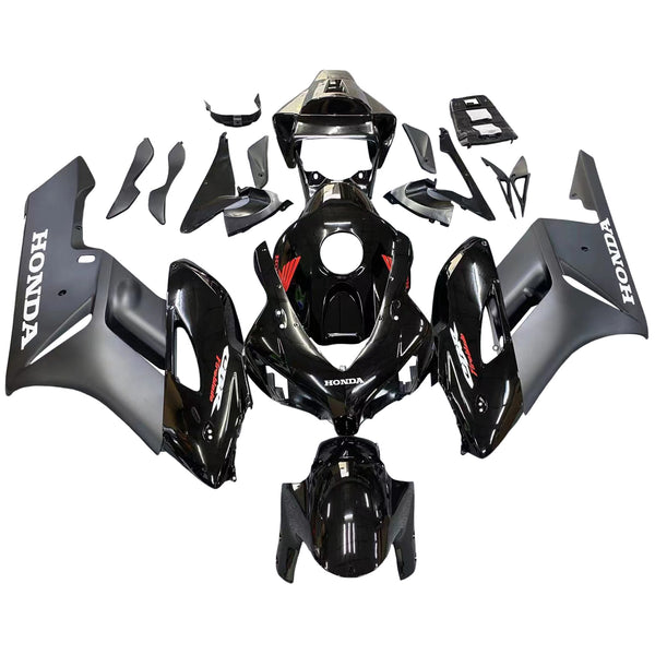 Fairings 2004-2005 Honda CBR 1000 RR All Black RR Honda Racing Generic