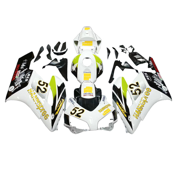 Carenados 2004-2005 Honda CBR 1000 RR Blanco Negro Hannspree Genérico