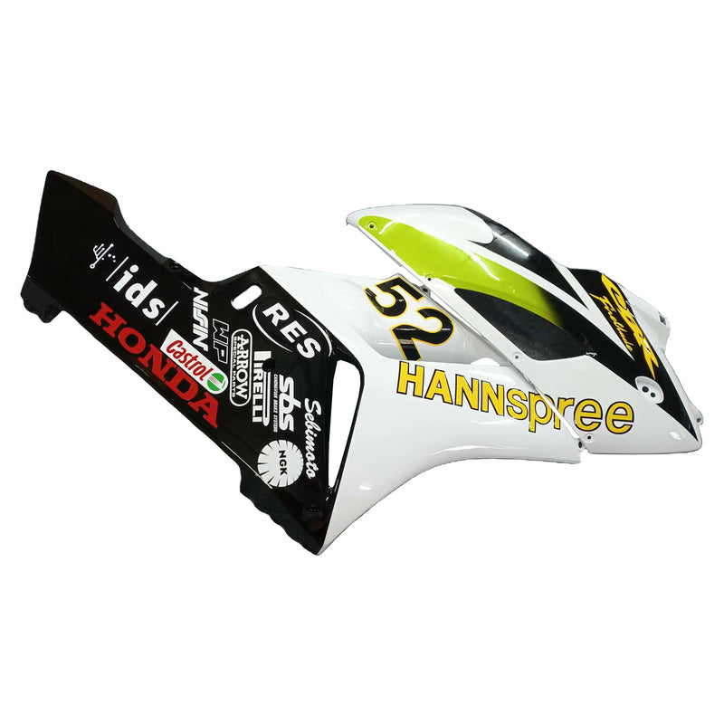 Fairings 2004-2005 Honda CBR 1000 RR Hvit Svart Hannspree Generisk