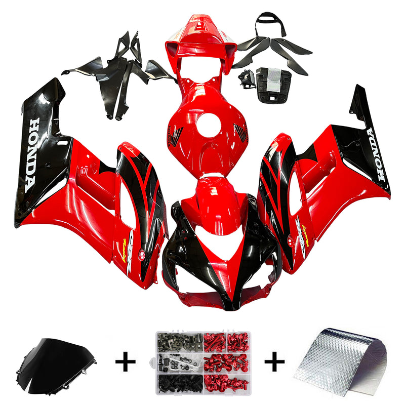 Owiewki 2004-2005 Honda CBR 1000 RR Czerwona Czarna CBR Racing Generic