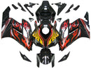 Verkleidungen 2004-2005 Honda CBR 1000 RR Black &amp; Red Flame Shark Generic